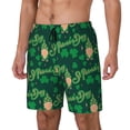 thumbnail image 2 of Gaeub St Patrick's Day9 Mens Swim Trunks Stretch Beach Shorts Quick Dry for Men Swim Shorts Swimwear with Pockets- XX-Large, 2 of 9