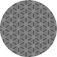 thumbnail image 1 of Ahgly Company Machine Washable Indoor Round Transitional Carbon Gray Area Rugs, 3' Round, 1 of 7