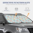 thumbnail image 4 of Disketp 2 Piece Butterflies Pattern Windshield Sunshades,Folding Windshield Sun Shade For Car Suv Trucks Sedan,Blocks Uv Rays Sun Visor Protector-Medium, 4 of 7