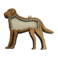 thumbnail image 2 of Caja de recuerdo de pelo de , adorno de madera, regalo, urna conmemorativa versátil con forma de para amantes de las mascotas, amigos y, 2 of 8
