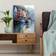 thumbnail image 5 of Harbor Boats Watercolor Canvas Print, Wall Decor for Living Room Bedroom Dining Room Office Hotel Hallway, 5 of 8