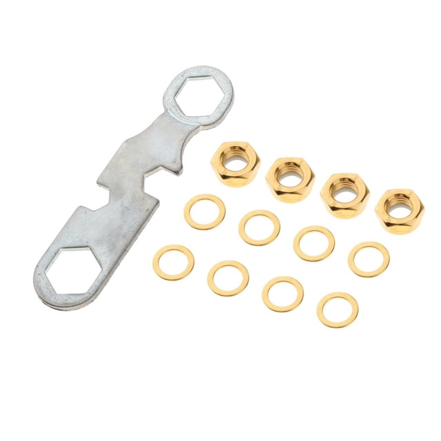 de tornillería para montaje en camión Arandes de eje de camión (anillos de ) Tuercas y lves para rendimiento de cojinetes de velocida - De Oro dorado Baoblaze Tuercas del eje del monopatín