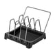 thumbnail image 1 of Yhmxh Estante para tapas de ollas, estante para colocar tablas de cortar, estante para tablas de cortar de encimera, soporte para espátula de cocina, estante para colocar tapas de ollas, 1 of 6