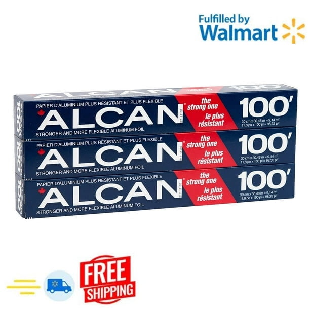 Alcan Aluminum Foil Wrap, 3-pack - Walmart.ca