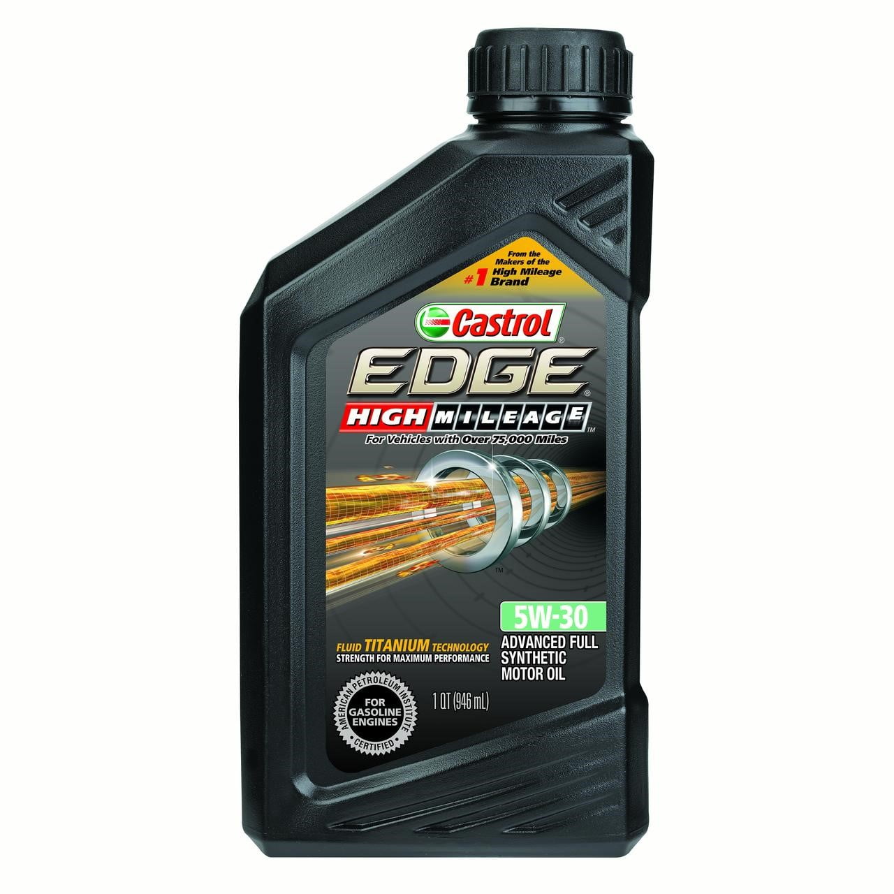 (12 Pack) Castrol EDGE High Mileage 5W30 Advanced Full Synthetic Motor