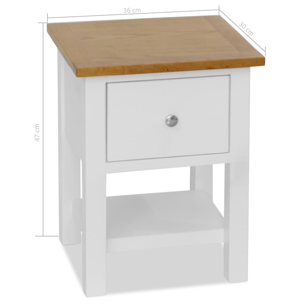 Kepooman Storage Cabinet Nightstand with 1 Drawer for Bedroom Study Room, White Kepooman Storage Cabinet Nightstand with 1 Drawer for Bedroom Study Room, White