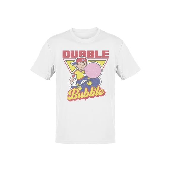 Officially Licensed Dubble Bubble Vintage Skateboard Art Men's T-shirt