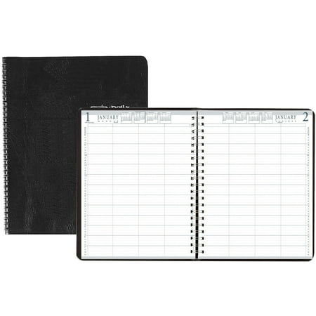 House Of Doolittle Refill Appointment Book House of Doolittle, HOD28202, 4-Person Embossed Cover Daily Appointment Book, 1 Each ()