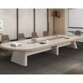 thumbnail image 3 of Painted Conference Table, Long Table, Modern and Minimalist Conference Room, Conference Table, Strip Negotiation Table and Chair My Lux Decor Round, 3 of 32