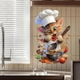 thumbnail image 6 of PVC Wall Decal with Cute Cat Design for Kitchen, Restaurant, and Cafe - Waterproof, Oil - Proof, and Re - Pliable, 6 of 9