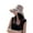 Khaki, variant on FhsagQ Hats Winter Hats for Women Cold Weather for Face Summer Hats for Women Wide Bongrace Women Straw Beach Hat Little Girl Sun Cap Ladies Hats Mens Hats and Gloves Brown White One Size