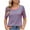 Watermelon Red, variant on CHUMUD Womens Summer T-shirts Short Sleeve Crew Neck Tops Fashion Basic Striped Tees Comfy Casual Clothes