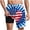 HGG212-Purple, variant on Yaoyar American Flag Swim Trunks Men Compression Liner Board Shorts Quick Dry Beach Shorts for Swimming Pool
