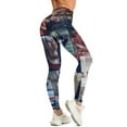 thumbnail image 6 of Harley Quinn Pattern Yoga Pants Women High Waisted Tummy Control Non See-Through Elastic Running Workout Yoga Leggings Pants, 6 of 7