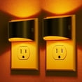 thumbnail image 2 of PYYAN-LED Night Light[2 Pack], Night Lights Plug into Wall, 3 Level Brightness Adjustable Plug in Night Light, Dusk to Dawn Sensor, Nightlights for Adults, Bedroom, Bathroom, Hallway, Amber, 2 of 4