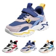 thumbnail image 4 of AUDeals Kids Basketball Shoes - Air Cushion Mid Top Breathable Mesh Sneakers for Toddler Boys Girls (Dark Blue, 5.5-6 Years), 4 of 9