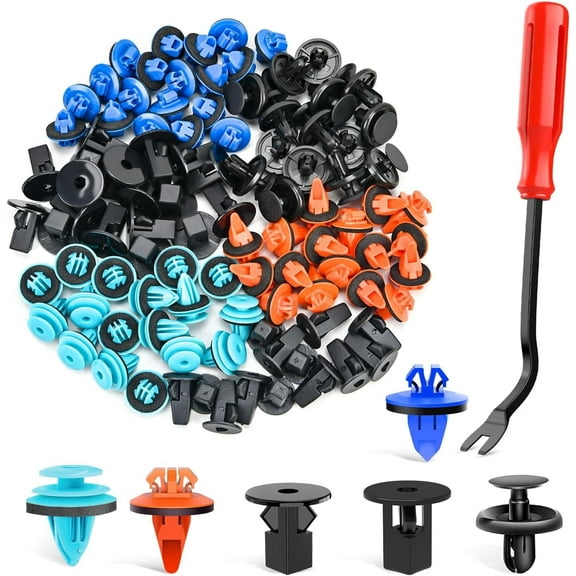 GOOACC 180Pcs Car Bumper Retainer Clips Bumper Fender Liner Kit for Lexus Toyota 4Runner Tacoma RAV4 Scion