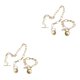 thumbnail image 4 of Collar colgante Jumpingount Aleación de zinc Gargantilla Moda Cuello personalizado Oro 2Conjunto, 4 of 6