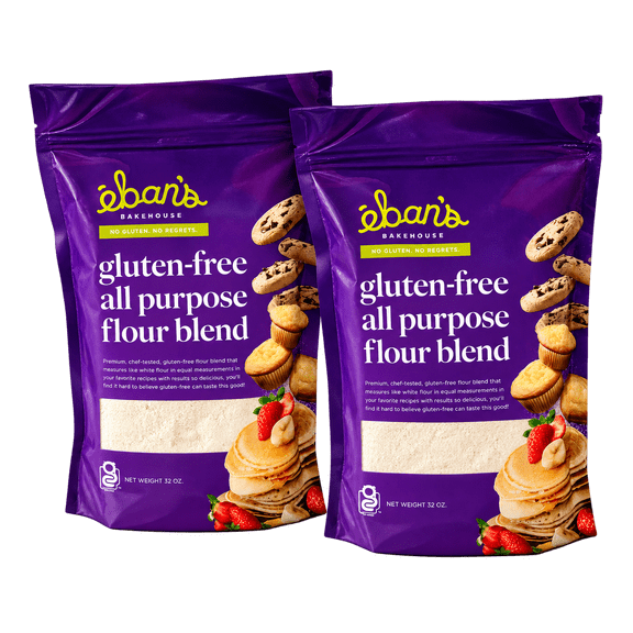 Eban's Bakehouse Gluten-Free  All Purpose 1:1 Flour Blend - Value 2 pack - 4lbs