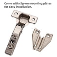 thumbnail image 4 of Decobasics (2 Pcs) Full Overlay Soft Close Cabinet Hinges For Kitchen Cabinets - 105, 4 of 4