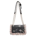 thumbnail image 2 of LHNFT Flower Evening Handbags Chain Strap Square Shoulder Bag Crossbody Bag Crystals Rhinestone Clutch Purse, 2 of 9