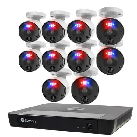 UPC: 0840236132805 | Swann Pro Enforcer™10 Camera 16 Channel 4K Ultra HD NVR Security System