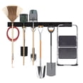 thumbnail image 7 of 48" Wall Mount Garage Tool Organizer, Heavy Duty Garden Tool Storage Rack with 6 Adjustable Hooks, 800 LBS Capacity for Shovel, Broom, Rake, Ladder, Shed Basement Garage Organization, 7 of 7