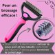 thumbnail image 3 of Cepillo de pelo largo Provence para perros o gatos. Cepillo para pelo de mascotas con doble hoja desenredante para eliminar los nudos del subpelo y cepillar a tu mascota de forma segura., 3 of 5