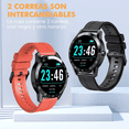 thumbnail image 3 of Reloj Inteligente Hombre Bluetooth  impermeable Negro Completo, 3 of 5