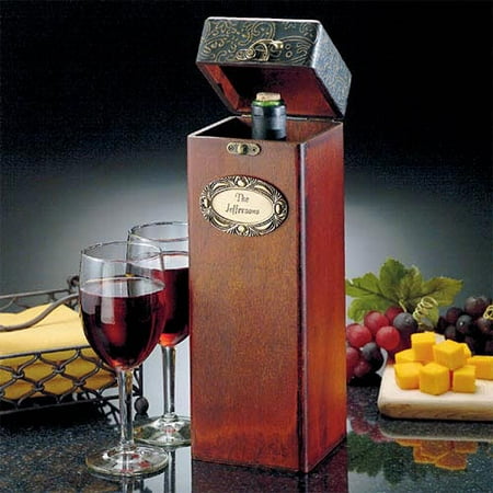 Personalized Wine Bottle Box