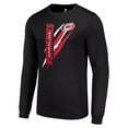 thumbnail image 2 of Men's Starter Black Carolina Hurricanes Color Scratch Long-Sleeve T-Shirt, 2 of 3