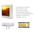 thumbnail image 2 of Plug in Dimmable LED Night Light with Dusk to Dawn Auto Sensor, Adjustable Brightness, Warm Light, Auto On/Off Nightlight for Bathroom, Hallway, Nursery, Bedrooms - Desert at Dawn, 2 of 7