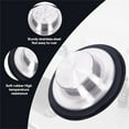 thumbnail image 5 of Kitchen Sink Drain Stopper Cover, 2PCS Stainless Steel Garbage Disposal Stopper Drain Plug, Fits Standard Kitchen Sink, 5 of 7