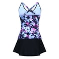 thumbnail image 5 of Nmnitkp Swim Suits for Women 2026 Tankini Swimsuit for Women Slimming Tummy Control Two Piece Bathing Suit Drawstring Swimwear Tank Top with Skirt, 5 of 6