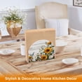 thumbnail image 5 of 2 Pieces Napkin Holder Table Napkin Holder Kitchen Napkin Holder Acrylic Napkin Holder Restaurant Napkin Holder Fashionable and Durable Beautiful Yellow Chrysanthemum, 5 of 8