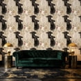 thumbnail image 4 of Boho Peel and Stick Wallpaper Goat Floral Black White Goats Blossoms Wall Mural 23.6in x 9.8ft Self Adhesive Removable Wall Paper Renter Friendly Wallpaper for Bedroom Kitchen Farm, 4 of 8