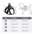 thumbnail image 5 of Charkool Reflective Dog Harness and Leash, Adjustable Breathable Dog Vest, Training for Extra Small Dogs,Black, 5 of 6