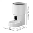 thumbnail image 2 of Alimentador Automático para Gatos con Botón Wifi de 4 L, Comedero Inteligente para Perros y Gatos, Dispensador Inteligente de Comida para Mascotas., 2 of 6