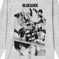 thumbnail image 2 of Blue Lock Title Logo And Fighting Teams Men's Heather Gray Long Sleeve Tee-3XL, 2 of 7