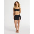 thumbnail image 2 of Time and Tru Women’s and Women’s Plus Tunnel Front Swim Skirt, Sizes XS-2X, 2 of 5