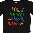 thumbnail image 4 of Inktastic Nanny and Poppy Love Me Grandkid Boys or Girls Long Sleeve Baby Bodysuit, 4 of 5
