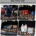 thumbnail image 5 of Yspwyqan Universal Car Trunk Mat, Vibrant Floral Grip Backing Season-Resistant Cargo Liner, Cute Vehicle Interior Accessory Fits Most, SUVs, Wagons for Road Trips,29" x 39", 5 of 7