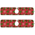 thumbnail image 2 of Coolnut Christmas Elves Trees Sink Splash Guard for Faucet 2 Packs Faucet Absorbent Mats, Snowflakes Gifts Faucet Handle Drip Catcher Quickly Drying Mat for Kitchen Counter Bathroom, 30"x5.5", 2 of 7