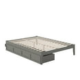 thumbnail image 2 of Colorado Queen Bed with USB Turbo Charger and 2 Extra Long Drawers in Grey, 2 of 7