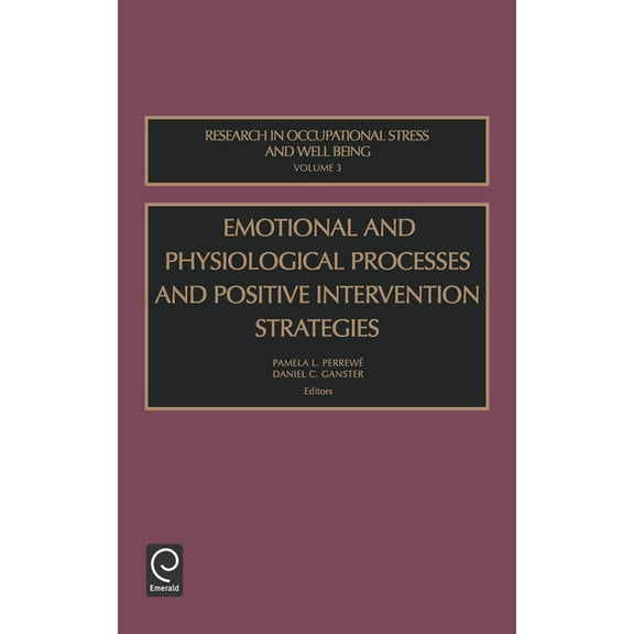 Research in Occupational Stress and Well Emot Physiol Strat Roswb3h, Book 3, (Hardcover)