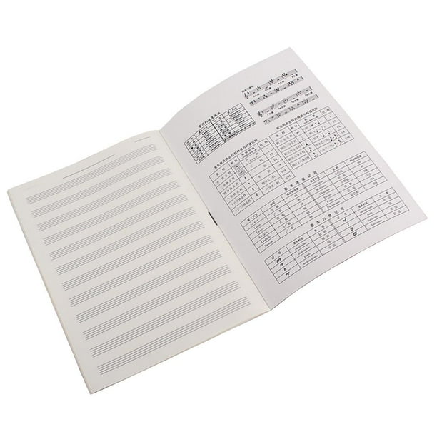 Notas De De Musicales Cuaderno De Música Tablero De Personal Papel De Cuaderno