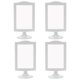 thumbnail image 1 of 2pcs Double-sided Photo Frames Standing Picture Frames Pedestal Photo Frame, 1 of 4
