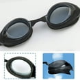 thumbnail image 2 of Gafas de natación de alta calidad, color negro con protección contra cortes UV, marco de silicona flexible y reposa nariz más alto y mejorado para una comodidad inigualable, 2 of 5