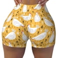 thumbnail image 2 of Lsque Funny Chicken Pattern High Waisted Biker Shorts for Women-Tummy Control Fitness Athletic Workout Running Yoga Gym Shorts,Moisture-Wicking-Small, 2 of 9