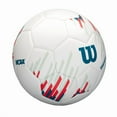 thumbnail image 3 of Wilson NCAA Vantage Soccer Ball - White/Teal, Size 5, 3 of 7